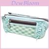 Floral Lace Pen Case With Large Capacity For Students And Office Use