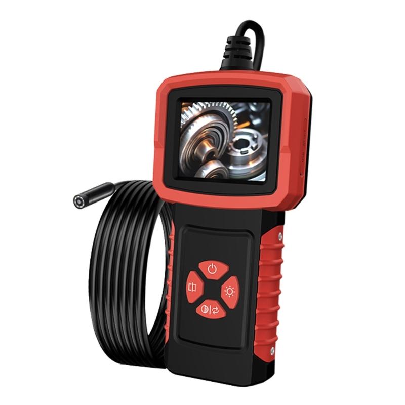 Lightweight Rechargeable Industrial Endoscope Adjustable Probe Automotive Inspection for Car Repair & Pipe Inspection