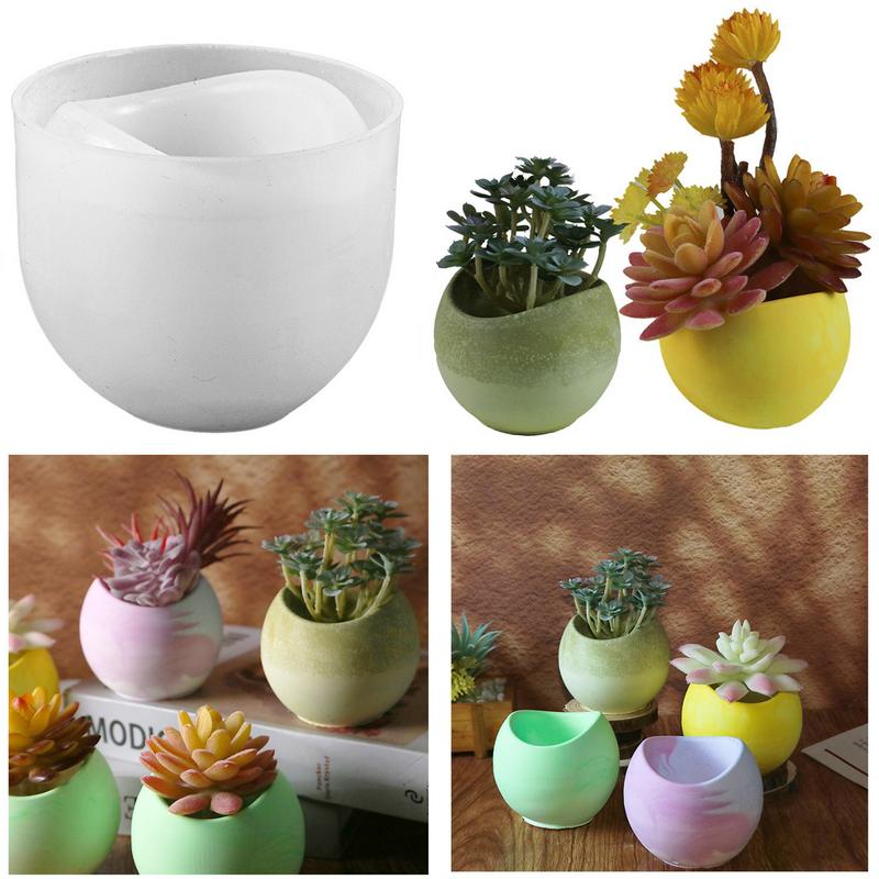Forma na květináč Obloukový design Silikonové formy na květináče Držák na květináč Forma na svícen na sukulentní nádobu