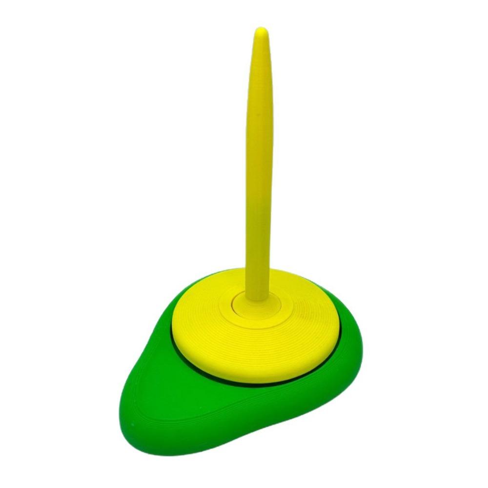 Rotating Crochet Yarn Holder Avocado Sewing Thread Spool Dispenser Handcraft Projects Yellow Green