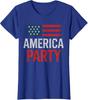 America 250th Anniversary Patriotic Freedom USA Ladies' Crewneck T-Shirt
