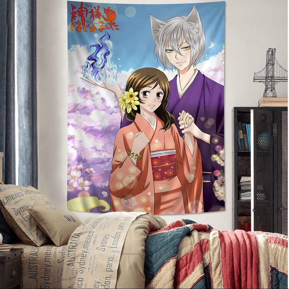 Anime K-Kamisama Kiss Magazine Colorful Tapestry Wall Hanging Bohemian Wall Tapestries Mandala Wall Hanging Sheets