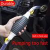 Pompe Manuelle,Pompe Manuelle Siphon Transfert Carburant Voiture portative,Universelle Pump Essence avec Le Tuyau 2M