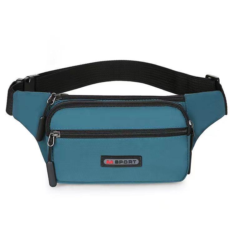 Multifunctional Simple Fanny Pack Men's Cashier Change Bag High-quality Waterproof Nylon Messenger Bag Belt Bag