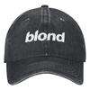 Frank Blond Ocean Rapper Denim Baseball Cap Music Album Hunting Trucker Hat Summer Couple Casual Sun Visors Baseball Caps