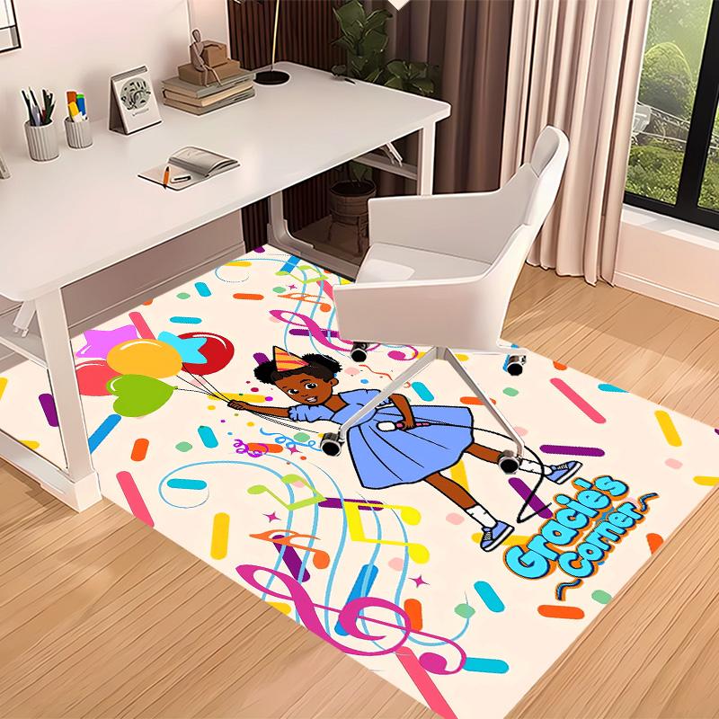 Gracie's Corner Printed Absorbent Washable Carpet, Non-Slip Bathroom Mats, Kitchen Rugs, Yoga Mat,Living Room Entrance, Camping Picnic Rugs