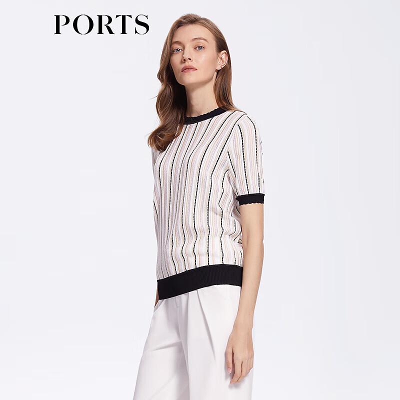 Ports Women's Summer Knit Short Sleeve Top