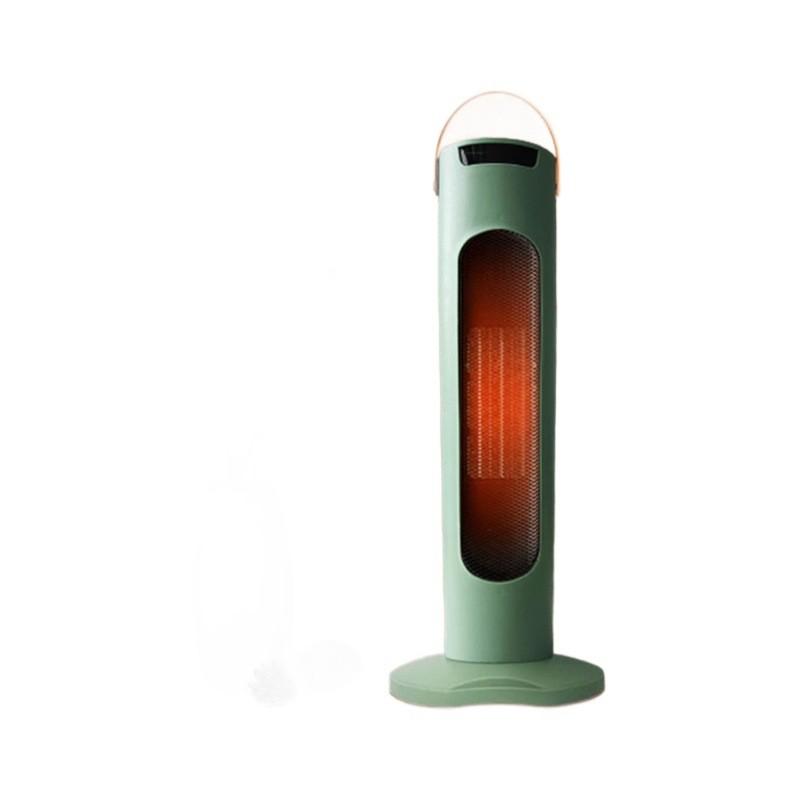 

Household Silent Electric Hot Air Blower Winter Indoor Instant Heating Air Heater Vertical Remote Control Electric Heater зелёный