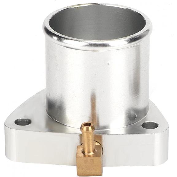 3 Bolt Turbo Adapter, Flange Adapter Kit 3 Bolt Turbo Outlet Adapter Kit Fit for Garrett Gt25 Gt28 T25 T28 Sr20det with Brass Fitting 90 Degree