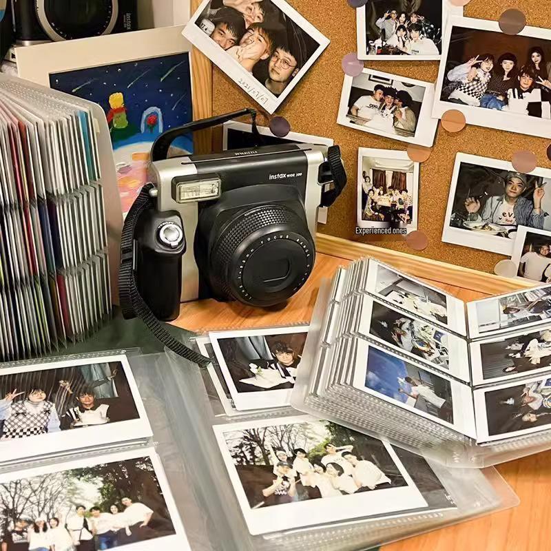 Compact Photo Album for Polaroid, Train Tickets, and Idol Cards