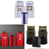 Lakers Lebron James 23 Kinder Basketbalshirt Polyester Mouwloos Sportkleding Voor Jongeren Spelen