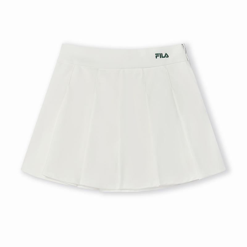 New FILA TENNIS Casual Short Skirts Women's Cloud White WT A51W523301F-WT