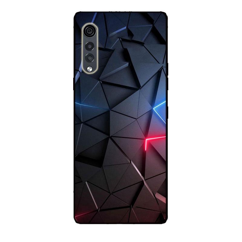 Etui do LG Velvet Czarny Zderzak Silikonowe TPU Miękkie Pokrowiec na Telefon Do LG Velvet 5G LM-G900 Etui Kreskówka Funda Do Etui LG Velvet