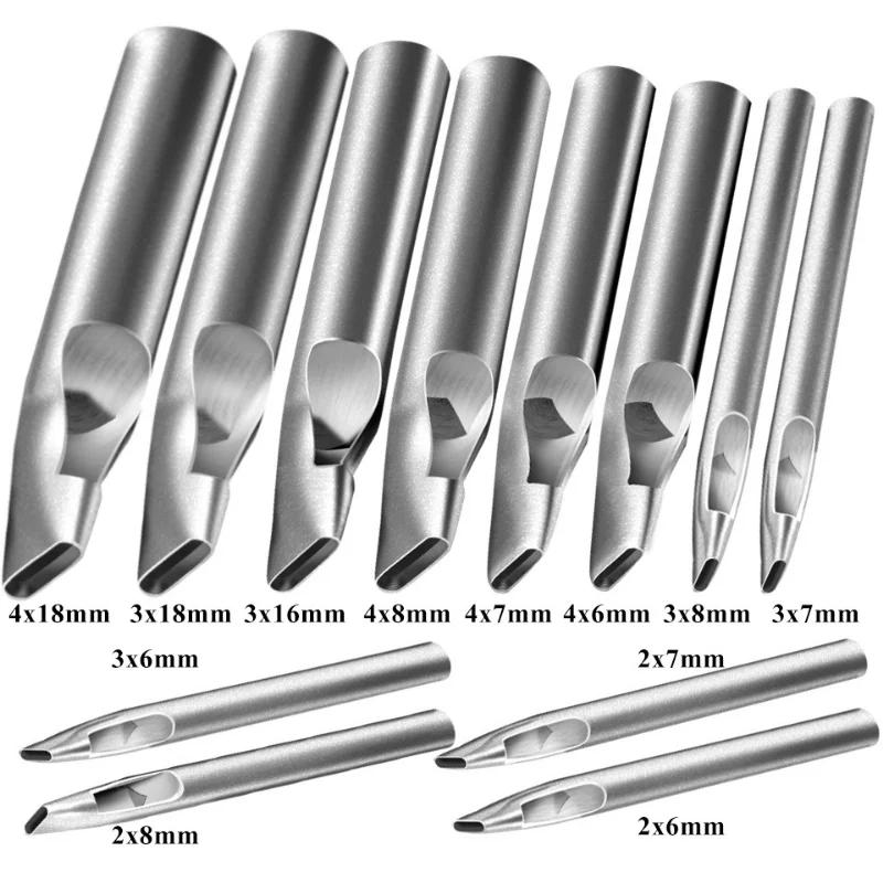 Oval Shape Leather Hole Punch Set for Belt Watch Band Craft Working Oblong Shape Punch Tool