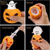 1/10Pcs Pumpkin Head Stress Ball Cute Decompression Ghost Relieve Stress Toys Creative Children's Toys Halloween Party Decor