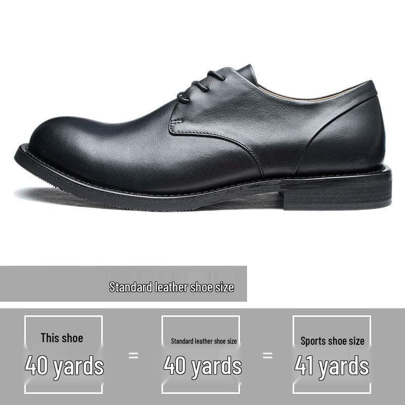 

Мужские ретро преппи низкие кожаные туфли - Дышащая повседневная обувь в британском стиле Size 41