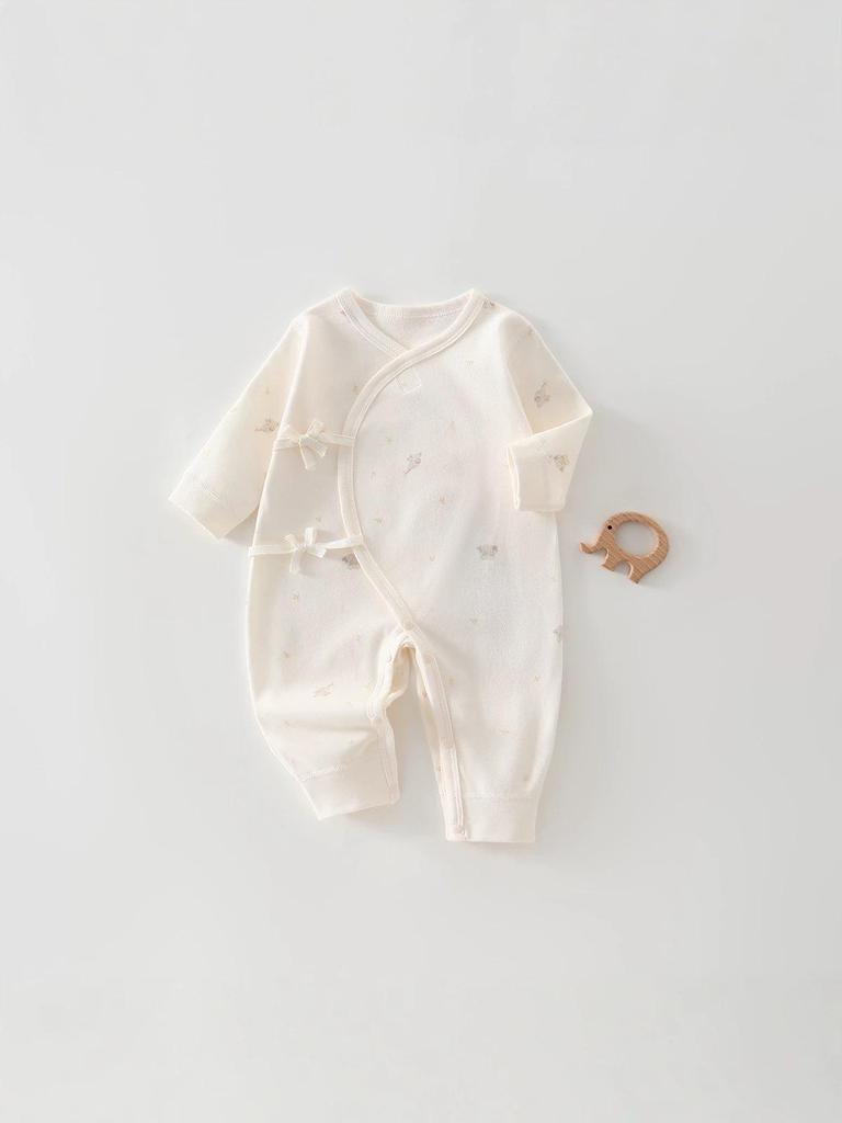 Newborn Baby Pure Cotton Jumpsuit - Breathable, Boneless Butterfly Design