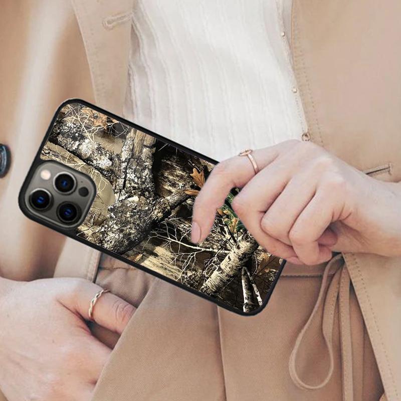Hunting Camouflage Pattern Funda Magnetic Phone Case For APPLE iPhone 17 Air 16 14 13 12 Pro Max 15 Plus Wireless MagSafe Cover