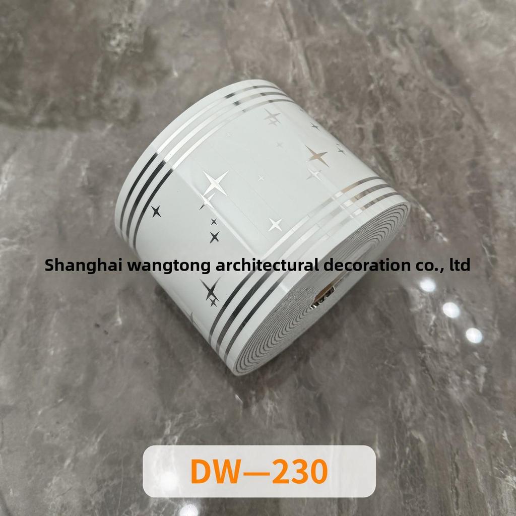 Silná role, Tapeta s panelem z mramorových dlaždic v evropském stylu, Samolepicí PVC imitace cihly, DIY odnímatelná, Podlahová a nástěnná ochranná lišta