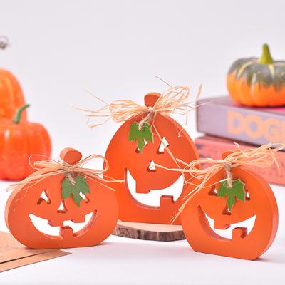 Decoraciones de Halloween, Festival de los Fantasmas, Nuevos Estilos Creativos, Halloween, Madera, Adornos de Calabaza, Decoraciones del Festival de los Fantasmas, Suministros para Disfraces de Vacaciones