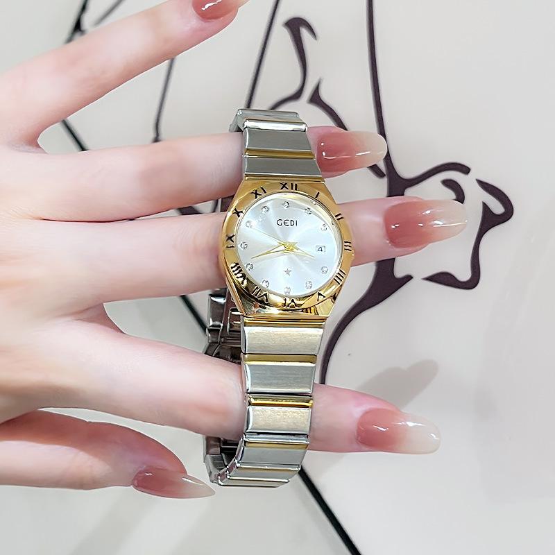 Light Luxury High-End Women'S Watch, Small And Exquisite Quartz Watch, Niche High-Value Calendar Watch