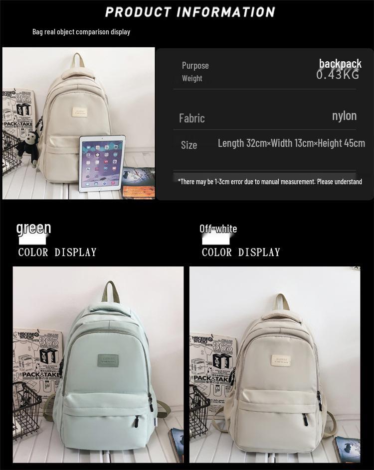 Versatile Large Capacity Japanese Schoolbag for Women & Students: Ideal for High School, University, and Third To Sixth Grade Middle Schoolers