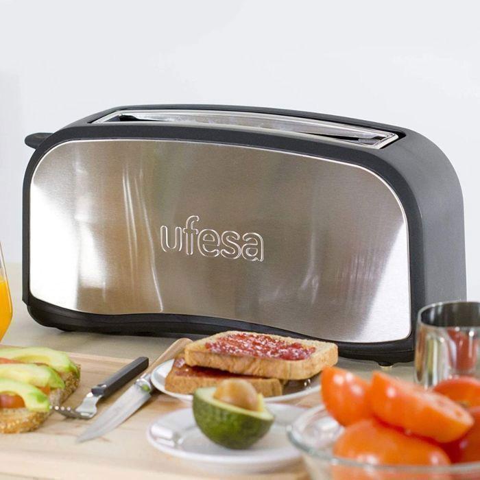 Toaster UFESA TT7965 Óptima - Edelstahl - 2 Scheiben - Auftaufunktion
