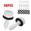 50pcs Door Panel Trim Interior Fastener Fixing Clips For Jaguar S-Type X-Type