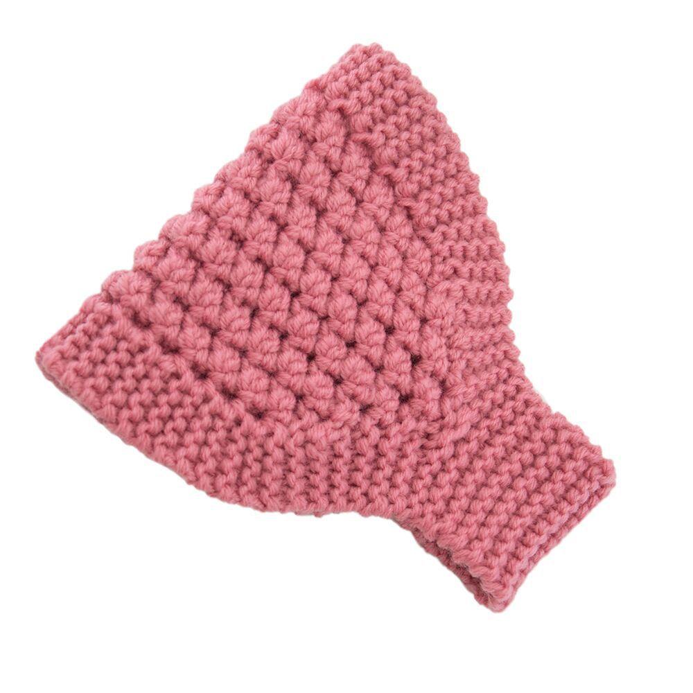New Knitted Headband Autumn and Winter Women's Hollow Hat Warm Ear Protection Widened Headband Wool Hair Accessories Headband