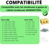 Lame de rechange pour robot tondeuse Mammotion Luba/Luba 2/Luba Mini/Yuka/Yuka Mini [Lot de 36 lames + 36 vis] Phonillico®