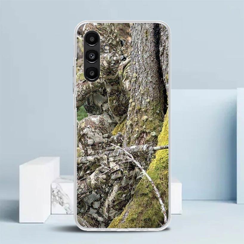 Camouflage Military Cover for Samsung Galaxy A17 A37 A57 A16 A26 A36 A56 A15 A14 A55 Phone Case A13 A53 A25 A35 A24 A34 A23 A33