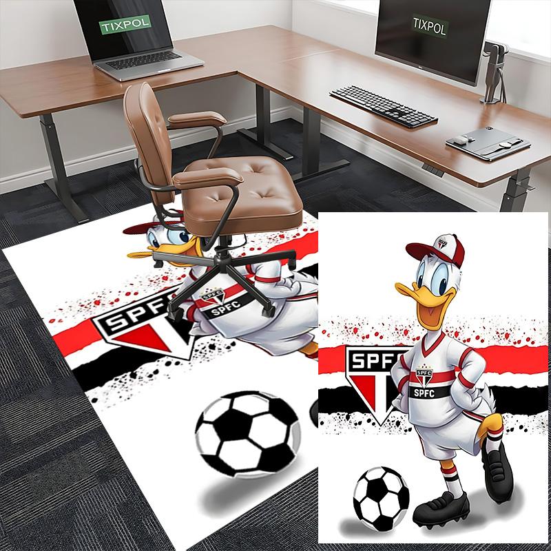 1pc Soccer Fun Donald Carpet Rug for Bedroom Living Room Decor Sofa Home Game Area Rug Non-slip Floor Mat. D72201102