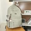 Schoolbag New Korean Version Backpack Large Capacity Junior High School Student Schoolbag Female High Value Simple Versatile Travel Backpack