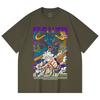 T-shirt Unisex Pesante 100% Cotone 230 g/m² Pezzo Unico Stampa V35 Luffy Kaido