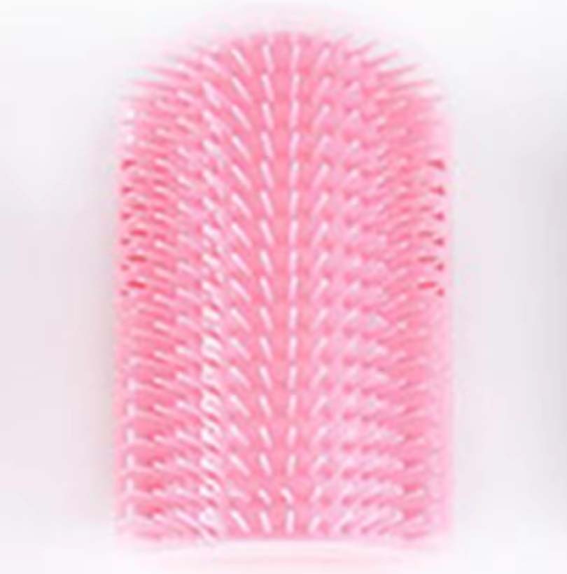 

Новая расческа-массажер с рогом для кошек, когтеточка, массажная расческа с рогом, товары для питомцев розовый