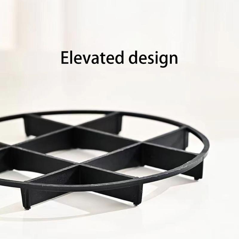 20pack Breathable Flower Pot Trays With Drainage Holes Promote Root Health Reusables Plastic Plant Saucers
