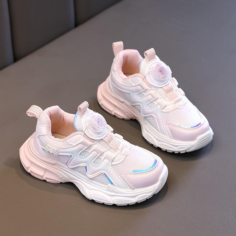 Girls Casual Breathable Dad Sneakers For Kids Spring Autumn