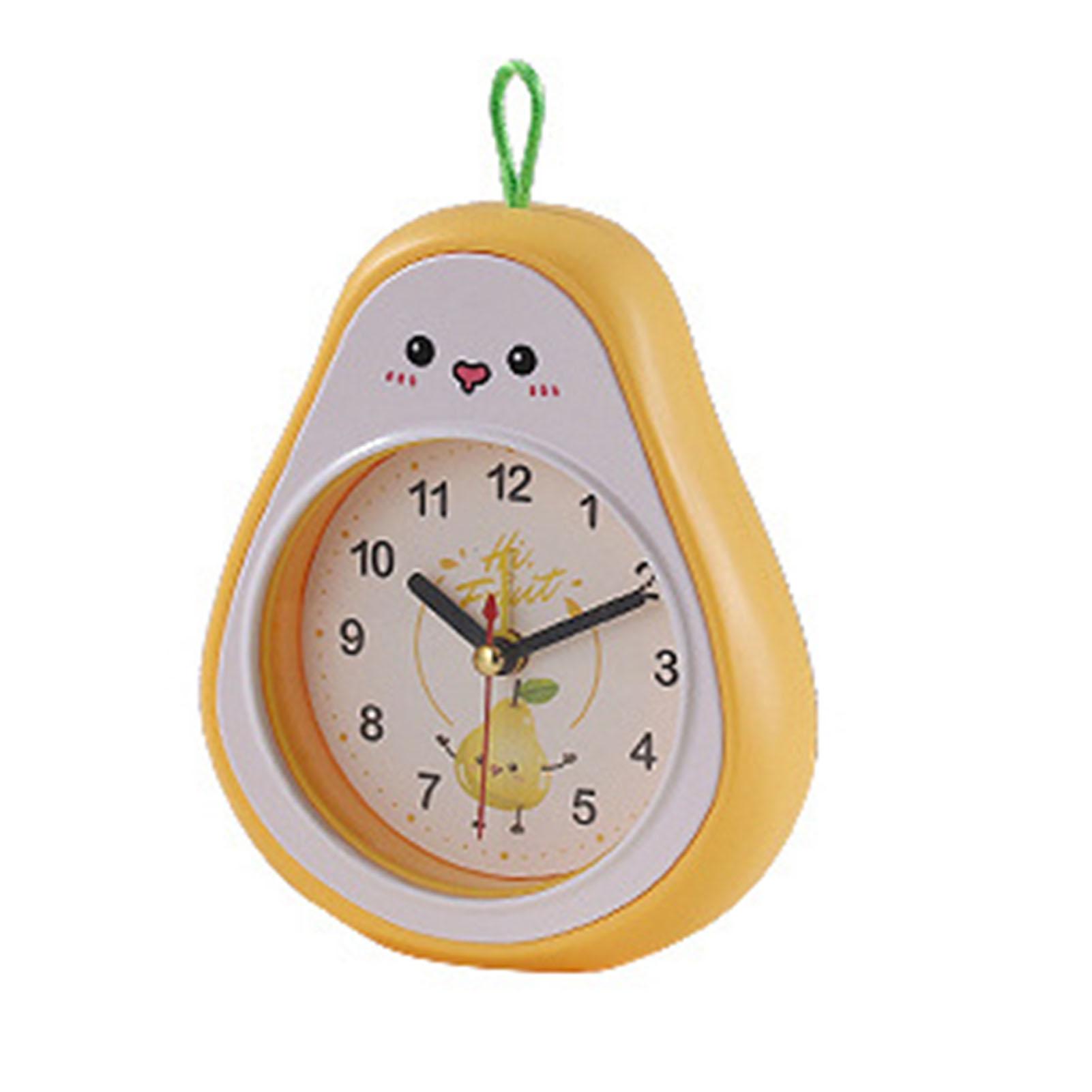 

Cartoon Fruit Alarm Clock Kids Alarm Clock Decorative Ornaments Children Gift Student Gift Type 2