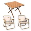 Foldable Outdoor Camping Table and Chair Set