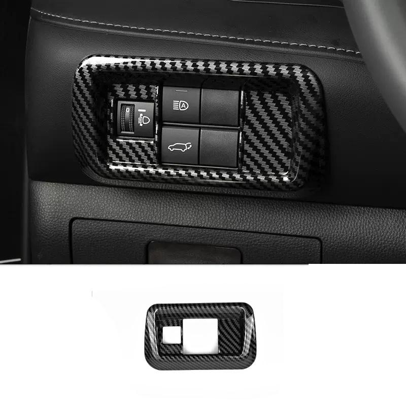 For Toyota Highlander    ABS carbonfiber look window lift swtich trument Console Gear Water Cup  Air Vent Trims