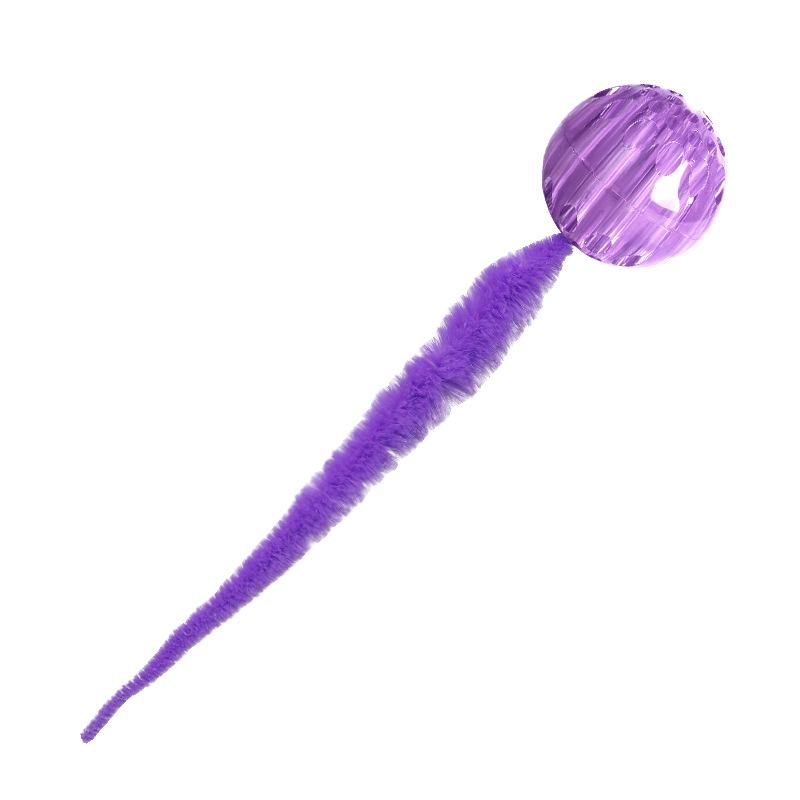 Cat-jumping Caterpillar Pet Balls That Can't Be Bitten Through, Interactive and Durable Rubber Throwing Balls, Hole Balls, and Jumping Ball Toys