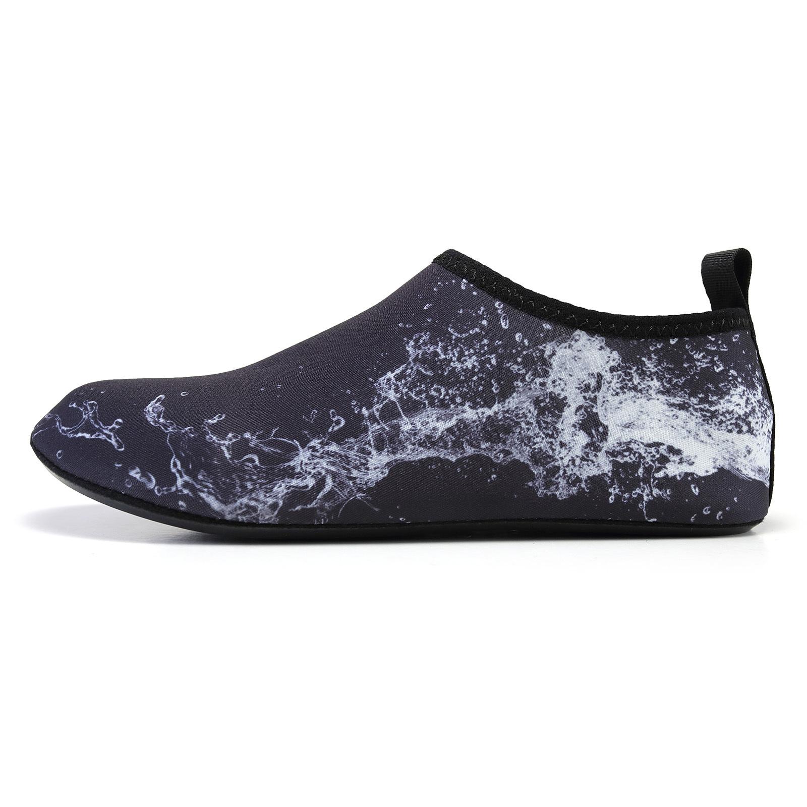 

Мужчины Женщины Аква Носки Плавание Пляжная обувь Быстросохнущая водная обувь Босиком Йога Спорт Дайвинг Рыбалка Серфинг Катание на лодках Забродные кроссовки 48-49 черный серый