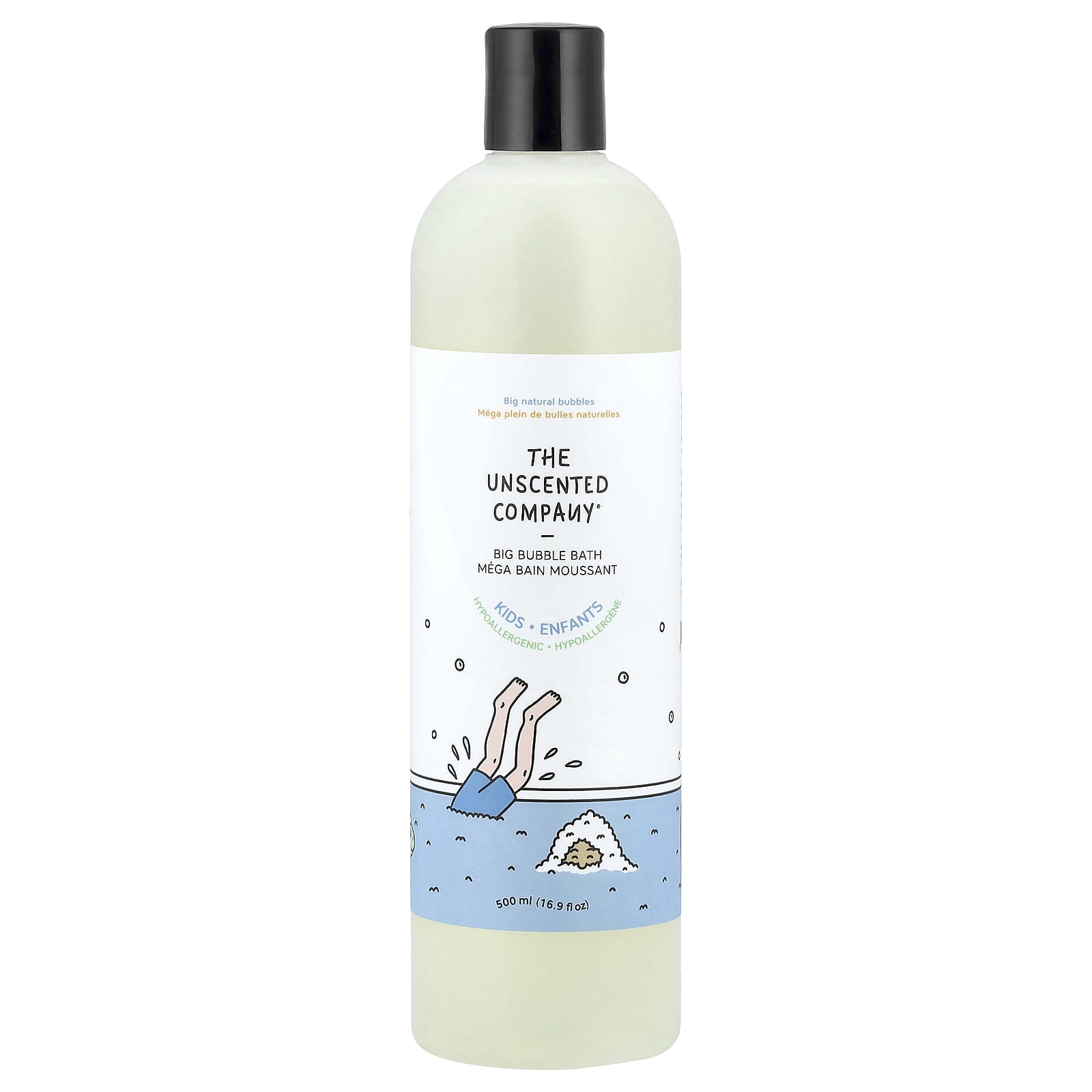 

Kids, Big Bubble Bath, Fragrance Free, 500Ml(16.9Fl Oz)