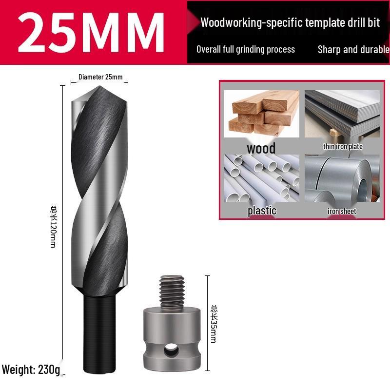 Electric Drill Bit Extension for Woodworking and Hole Saw