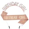 Birthday Girl Rhinestone Headband & Sash Set – Perfect Party Gift & Decoration