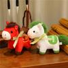Mascot Dolls Lucky Horse Plush Toys Cute Zodiac Pony Figurine  Chinese New Year