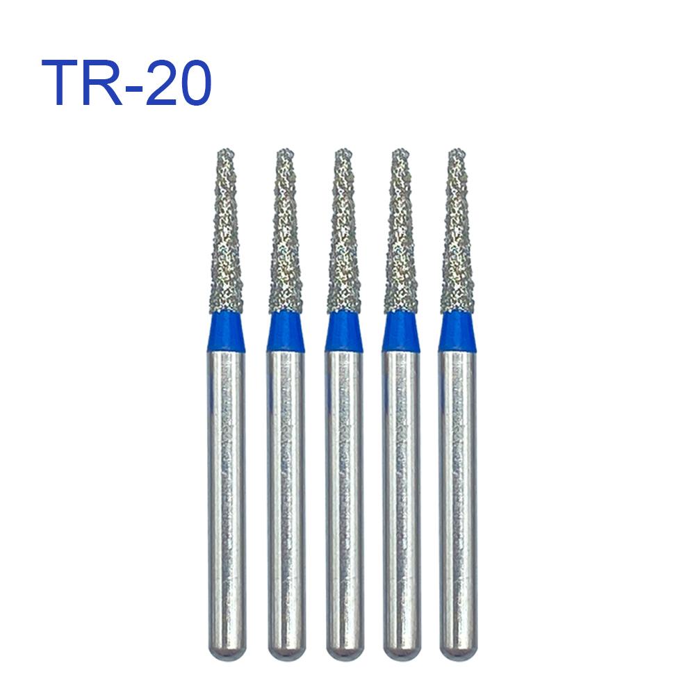 Dental Drills Fg Dia 1.6Mm 5Pcs/Pack High Speed Handpiece Diamond Bur All Series Teeth Whitening Dentistry Materials Supply