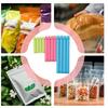 12 Stück Plastikbeutelklammern 3 Größen Lebensmittelverschlussstäbchen Küche Lebensmittel Snack Griff Organizer Beutelverschlussklemme Feuchtigkeitsgeschützte Aufbewahrungsklemme