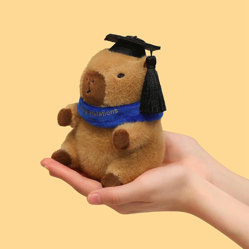 Capybara Doctor Doll Graduation Pendant Keychain - Capybara Ornament Gift