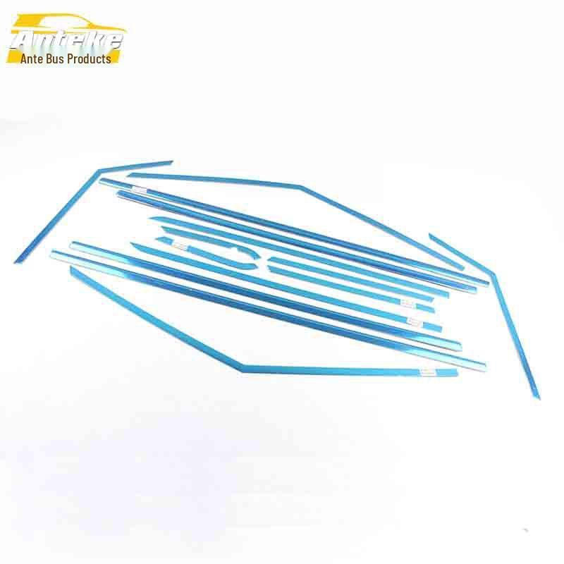 Universal ICON Car Decor: Stainless Steel Anti-Scratch Window & Body Strip for 20 Models